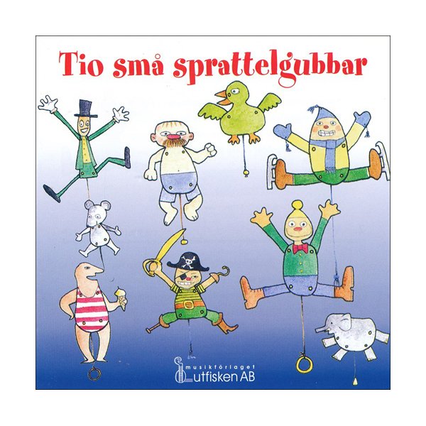 Tio små sprattelgubbar | CD